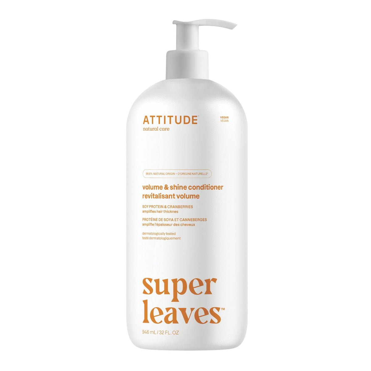 ATTITUDE Volume and Shine Hair Conditioner 32 Fl Oz front view