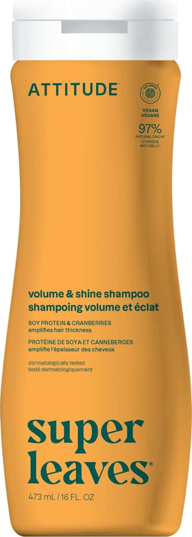 ATTITUDE Volume and Shine Hair Shampoo 16 Fl Oz front view