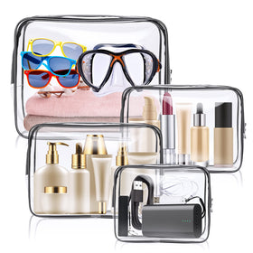 Aucuu Clear Makeup Bags in a lifestyle scene