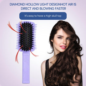 Auhrjomra Curl Defining Brush in lifestyle setting on vanity