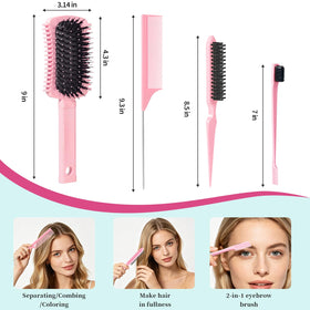 Auhrjomra Curl Defining Brush Pink packaging