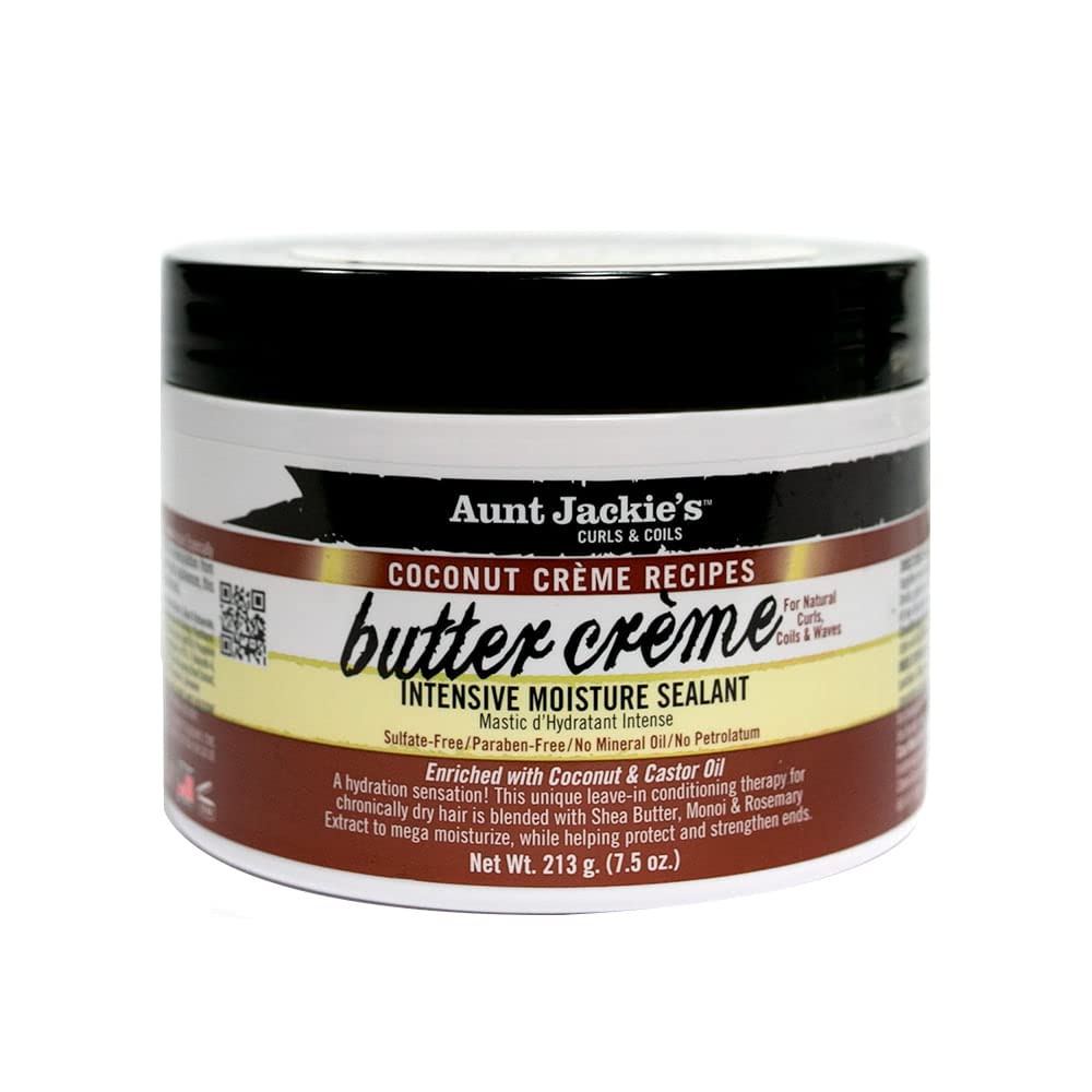 Aunt Jackie's Butter Crème Intensive Moisture Sealant 7.5 oz front view