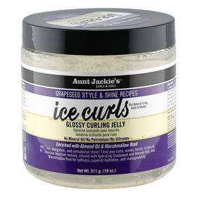 Aunt Jackie's Ice Curls Glossy Jelly 18 oz front view