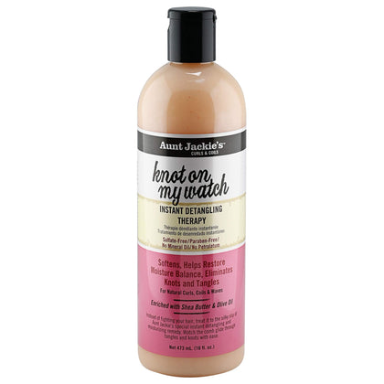 Aunt Jackie's Knot On My Watch Instant Hair Detangling Therapy 16 fl oz front view