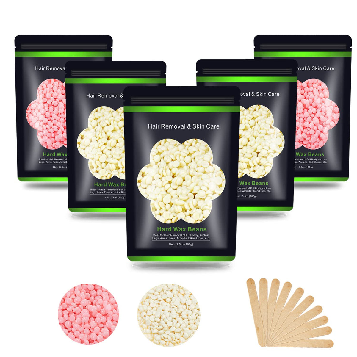 Auperwel Hard Wax Beans 17.5Oz packaging front view