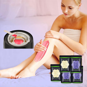 Auperwel Wax Beads being used for bikini waxing