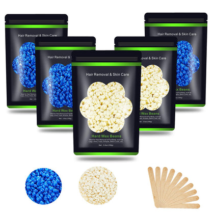 Auperwel Wax Beads for Hair Removal 1.1 lb front view