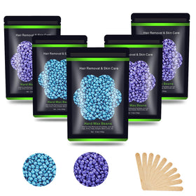Auperwel Wax Beads kit with five packs and ten sticks on display