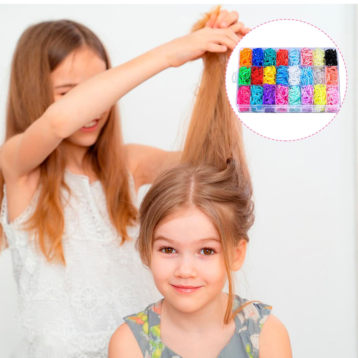 auroray elastic hair bands with a variety of colours for styling