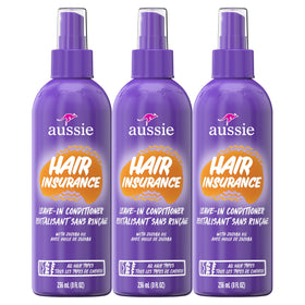 Aussie Hair Insurance Leave-In Conditioner Spray 3-Pack front view