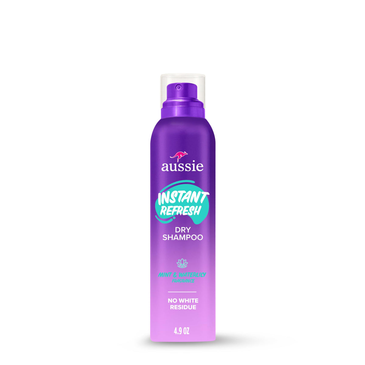 Aussie Instant Refresh Dry Shampoo 4.9oz front view