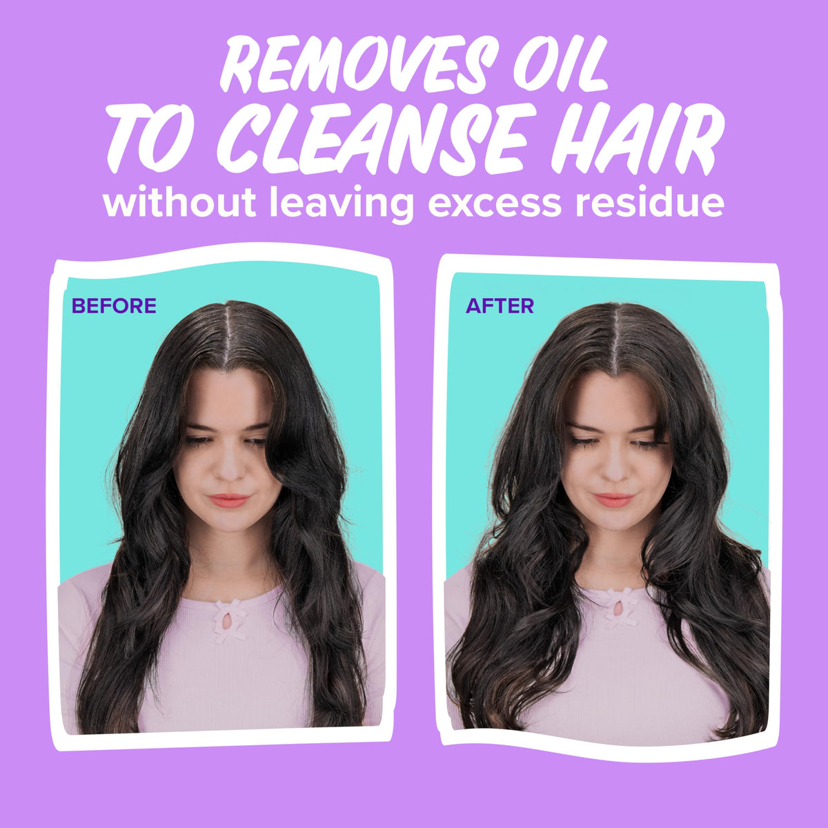 Aussie Instant Refresh Dry Shampoo application demonstration