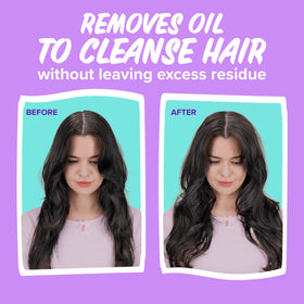 Aussie Instant Refresh Dry Shampoo application demonstration