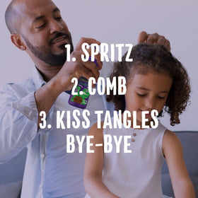 Aussie Kids Moist Detangler Spray with tropical scent