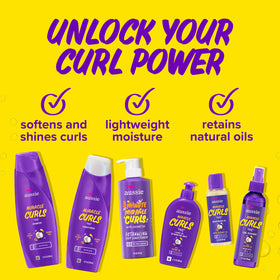 Aussie Miracle Curls Shampoo 12.1 oz bottle front view