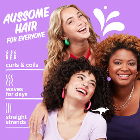 Aussie Miracle Moist Conditioner applied to wet hair