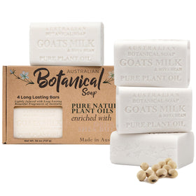 Australian Botanical Soap Goat Milk Soap Bars in gift box