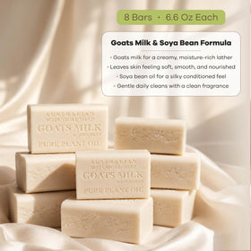 Australian Botanical Soap Goat Milk Soap bars in packaging