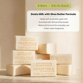 Australian Botanical Soap Goat Milk Soap close-up of texture