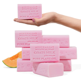 Australian Botanical Soap Goat Milk Soap with Melon front view