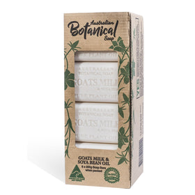 Australian Botanical Soap Goats Milk Bars pack of 8 front view