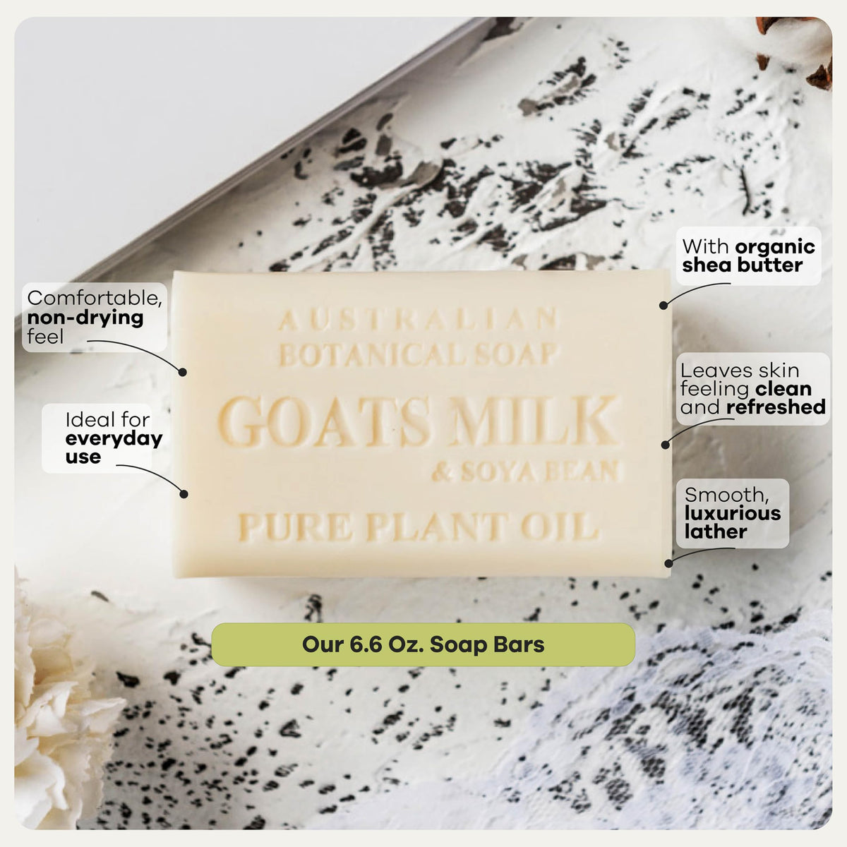 Australian Botanical Soap Lemongrass & Lemon Myrtle bar