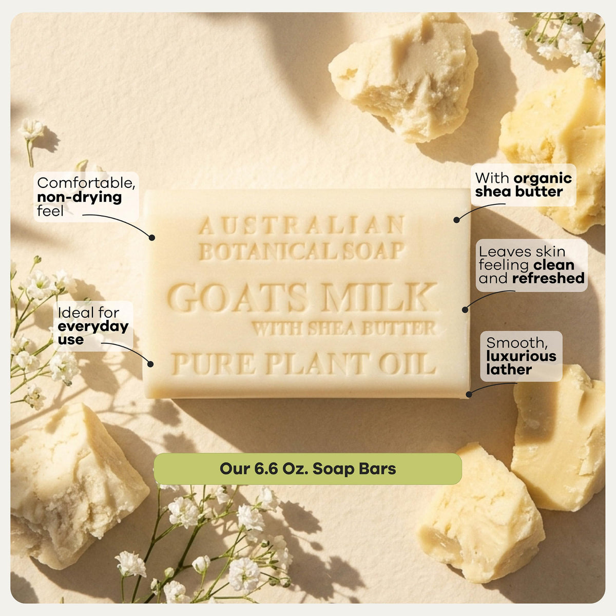 Australian Botanical Soap packaging display