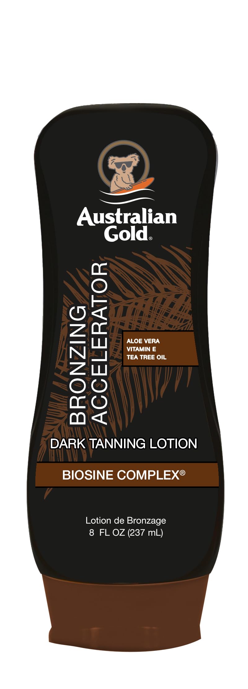 Australian Gold Dark Tanning Accelerator Lotion 8 oz front view