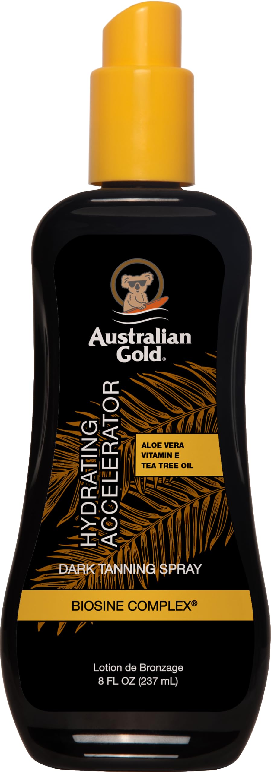 Australian Gold Dark Tanning Accelerator Spray Gel 8 oz front view