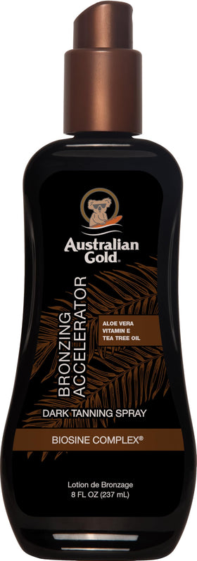 Australian Gold Dark Tanning Accelerator Spray Gel front view