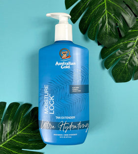 Australian Gold Moisture Lock Tan Extender Lotion back view
