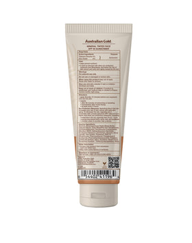 Australian Gold SPF 50 Tinted Mineral Face Sunscreen back view
