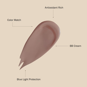 Australian Gold SPF 50 Tinted Mineral Face Sunscreen Rich-Deep with application on skin