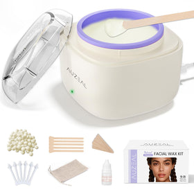 AUZEAL Mini Face Wax Kit with wax sticks and silicone bowl