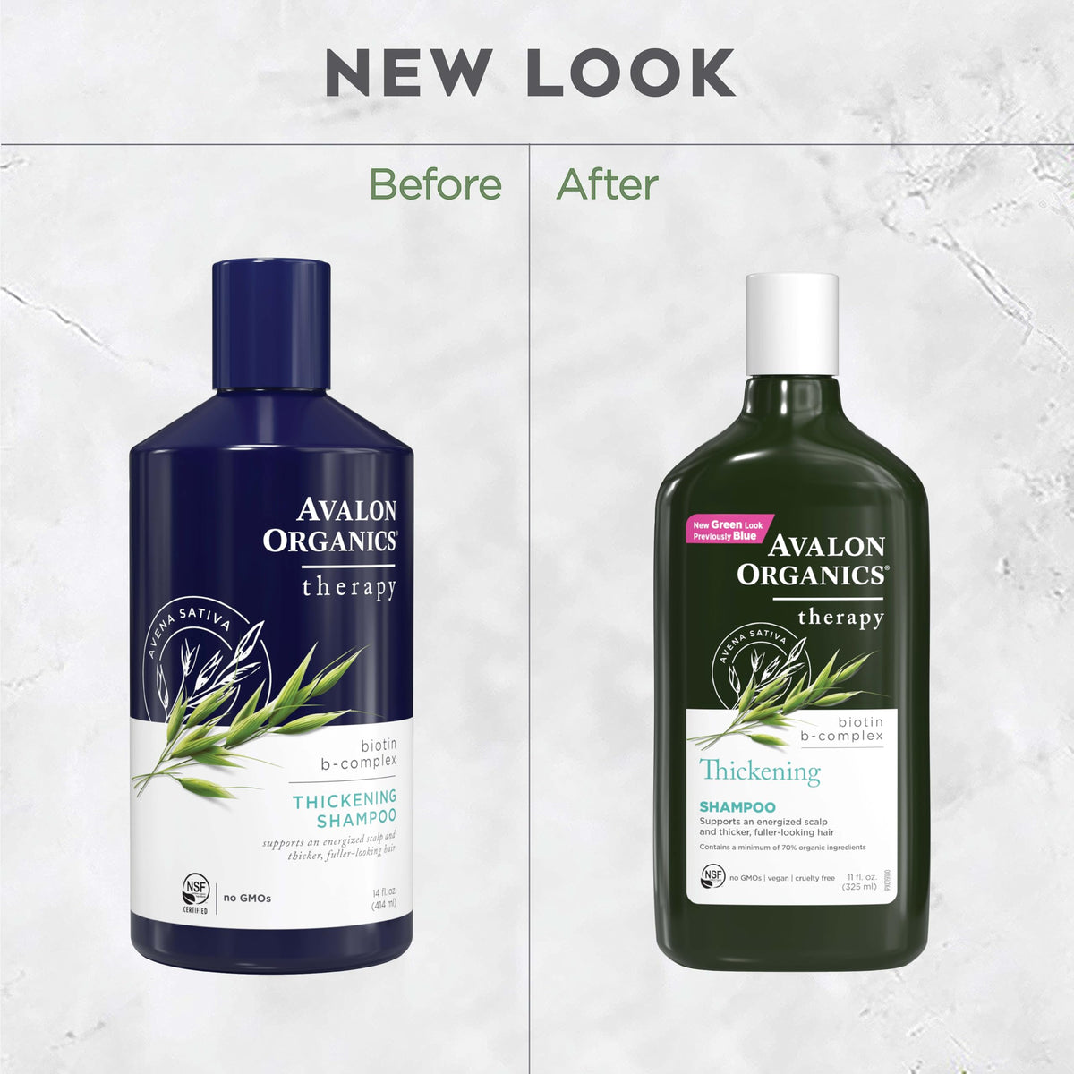 Avalon Organics Biotin B-Complex Shampoo 11 Fl Oz packaging