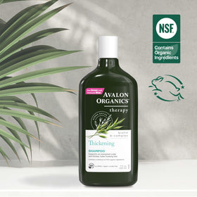 Avalon Organics Biotin B-Complex Shampoo ingredients close-up