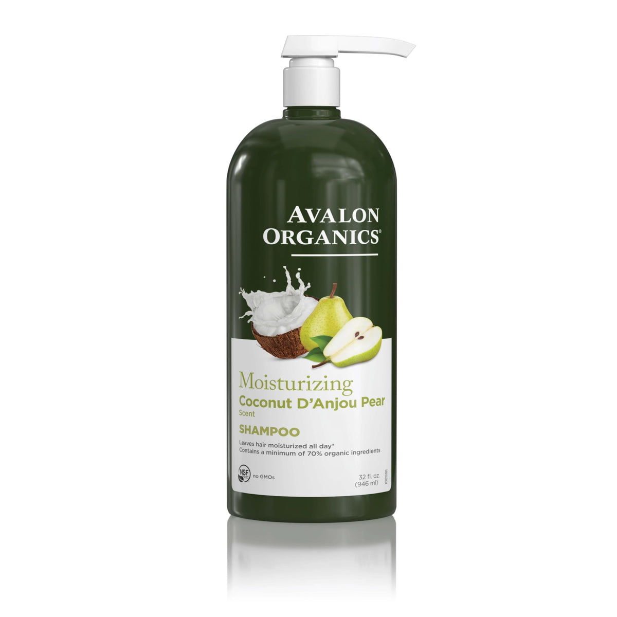 Avalon Organics Coconut Pear Shampoo 32 Fl Oz front view