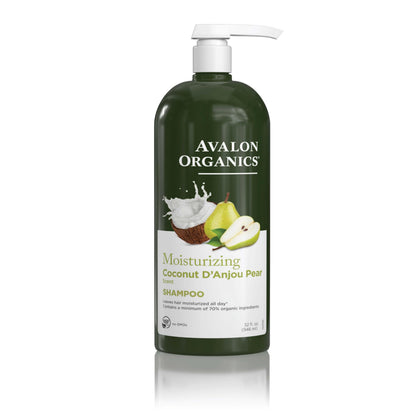 Avalon Organics Coconut Pear Shampoo 32 Fl Oz front view