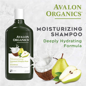 Avalon Organics Coconut Pear Shampoo bottle side view