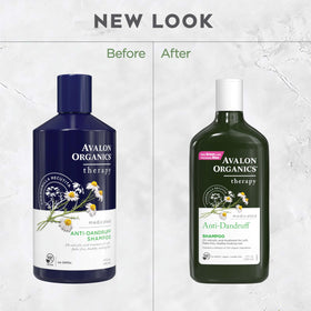 Avalon Organics Dandruff Therapy Shampoo with natural ingredients like aloe and tea tree