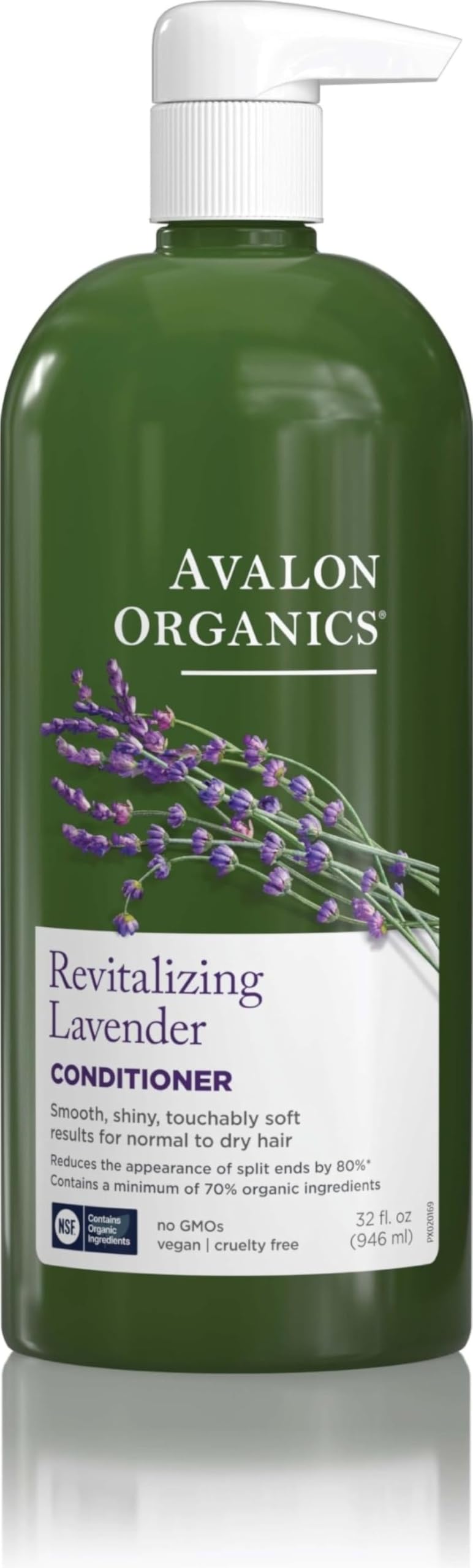 Avalon Organics Nourishing Lavender Conditioner 32 oz front view