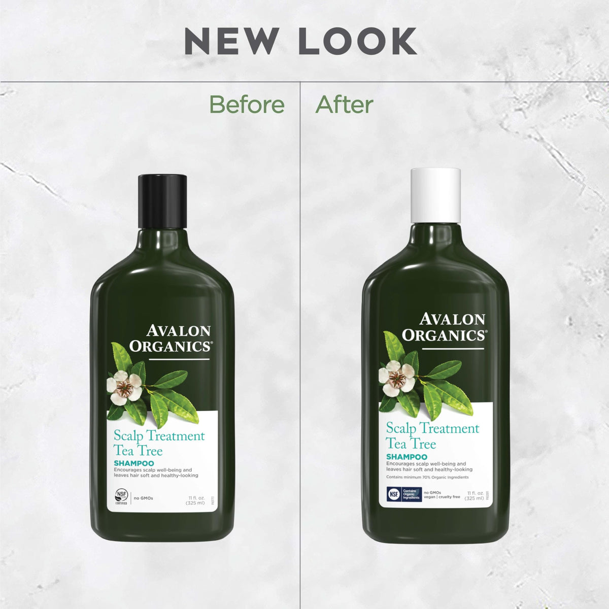 Avalon Organics Scalp Shampoo with recycled packaging