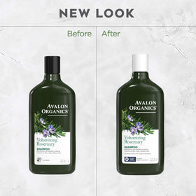 Avalon Organics Volumizing Rosemary Shampoo packaging details