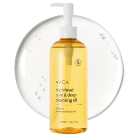 AVCA Jumbo Size Blackhead Remover Cleansing Oil 300ml front view