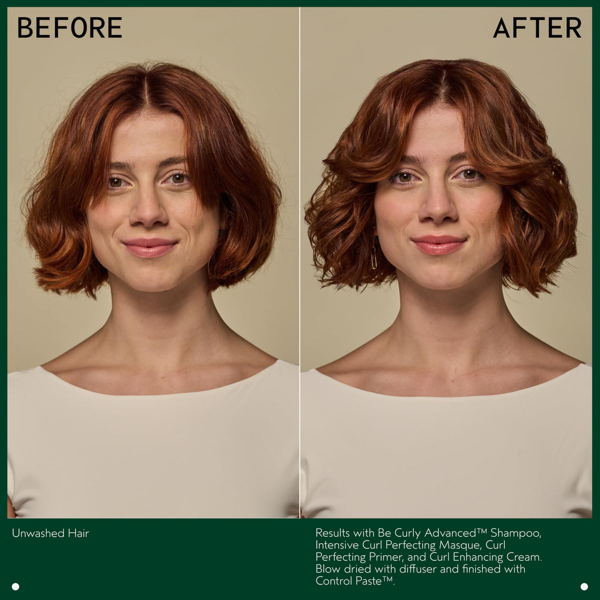 Aveda Be Curly Advanced Curl Cream 50g with ingredients