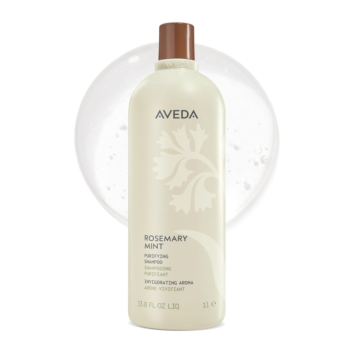 Aveda Rosemary Mint Purifying Shampoo front view 33.8 Fl Oz