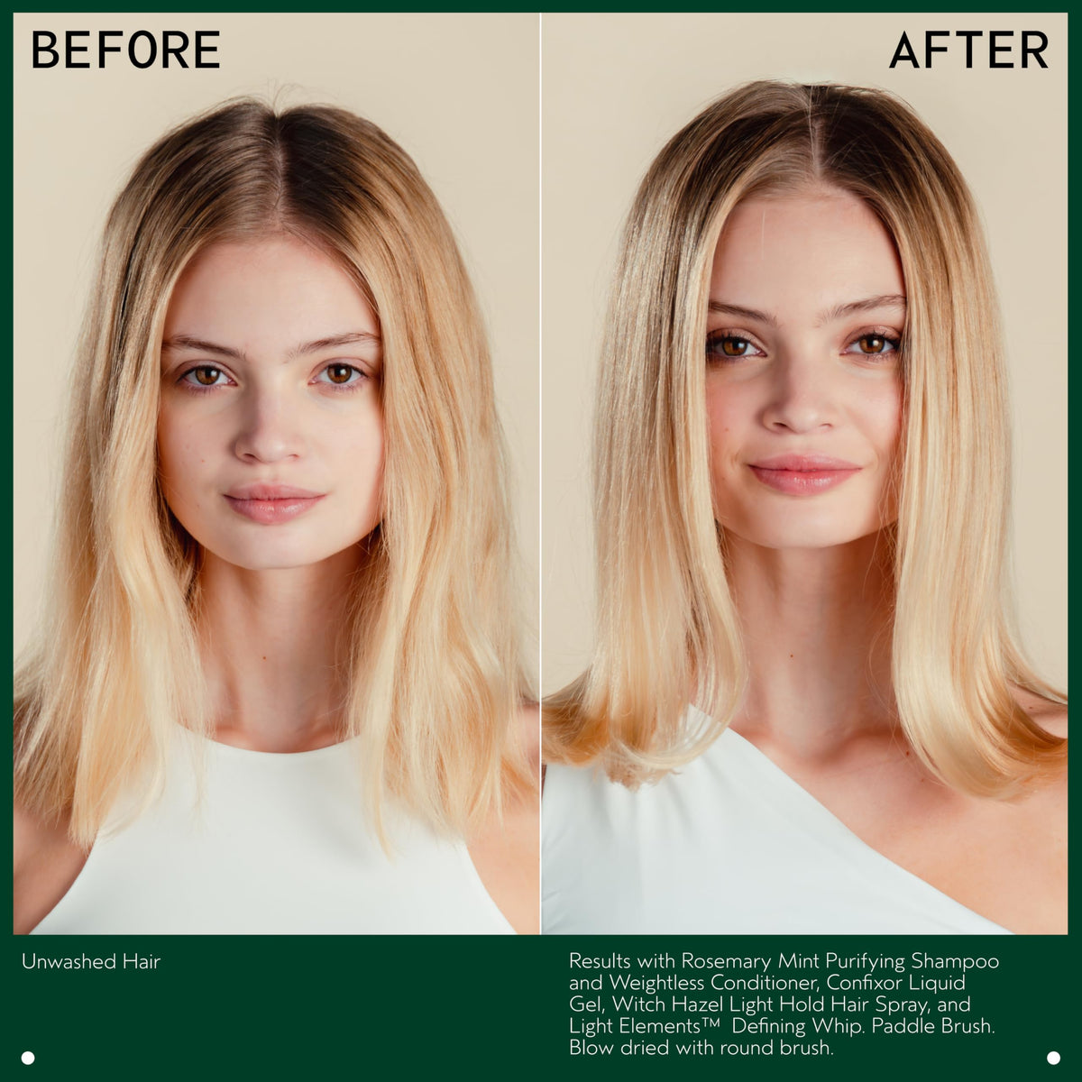 Aveda Rosemary Mint Weightless Conditioner with fresh mint leaves