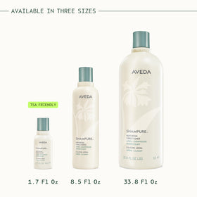 Aveda Shampure Nurturing Conditioner 1.7 Fl Oz with hair care products