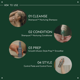 Aveda Shampure Nurturing Conditioner in a bathroom setting