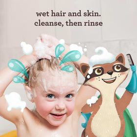 Aveeno Baby Kids 2-in-1 Shampoo & Conditioner 12 fl oz back view